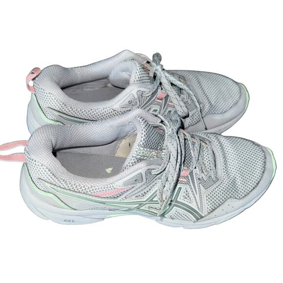 ASICS Gel Venture 8 Athletic Trail Women’s Size 9.5 Grey/Green 1012B230 - Picture 4 of 14